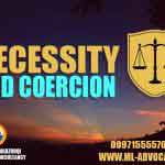 Necessity-coercion