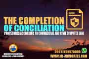 Completion Conciliation Procedures According Commercial Civil Disputes ...