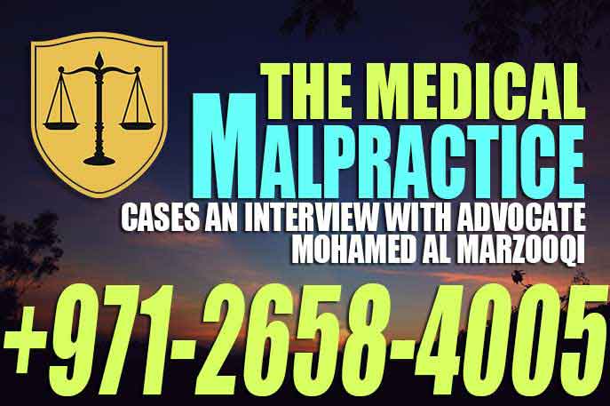 Medical Malpractice Cases Interview with advocate Mohamed Al Marzooqi