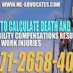 calculate death and disability compensations