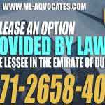 Sublease an option provided by law to the lessee