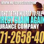 The right of the injured to file a direct claim against insurance company