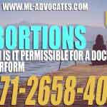 Abortions When is it Permissible For a Doctor To Perform