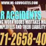 Car accidents during work hours