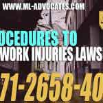 Procedures to file work injuries