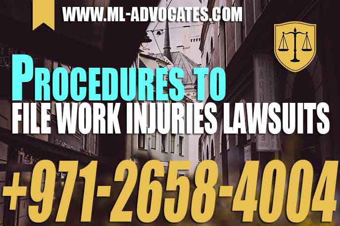 Procedures to file work injuries lawsuits – UAE Law