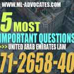 The 5 Most Important Questions in United Arab Emirates Law