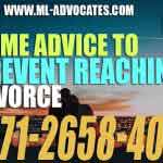 Some Advice to Prevent Reaching Divorce